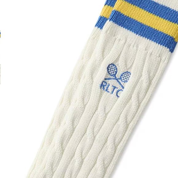 Polo Ralph Lauren Cricket Cable Crew Socks - Picture 3 of 4